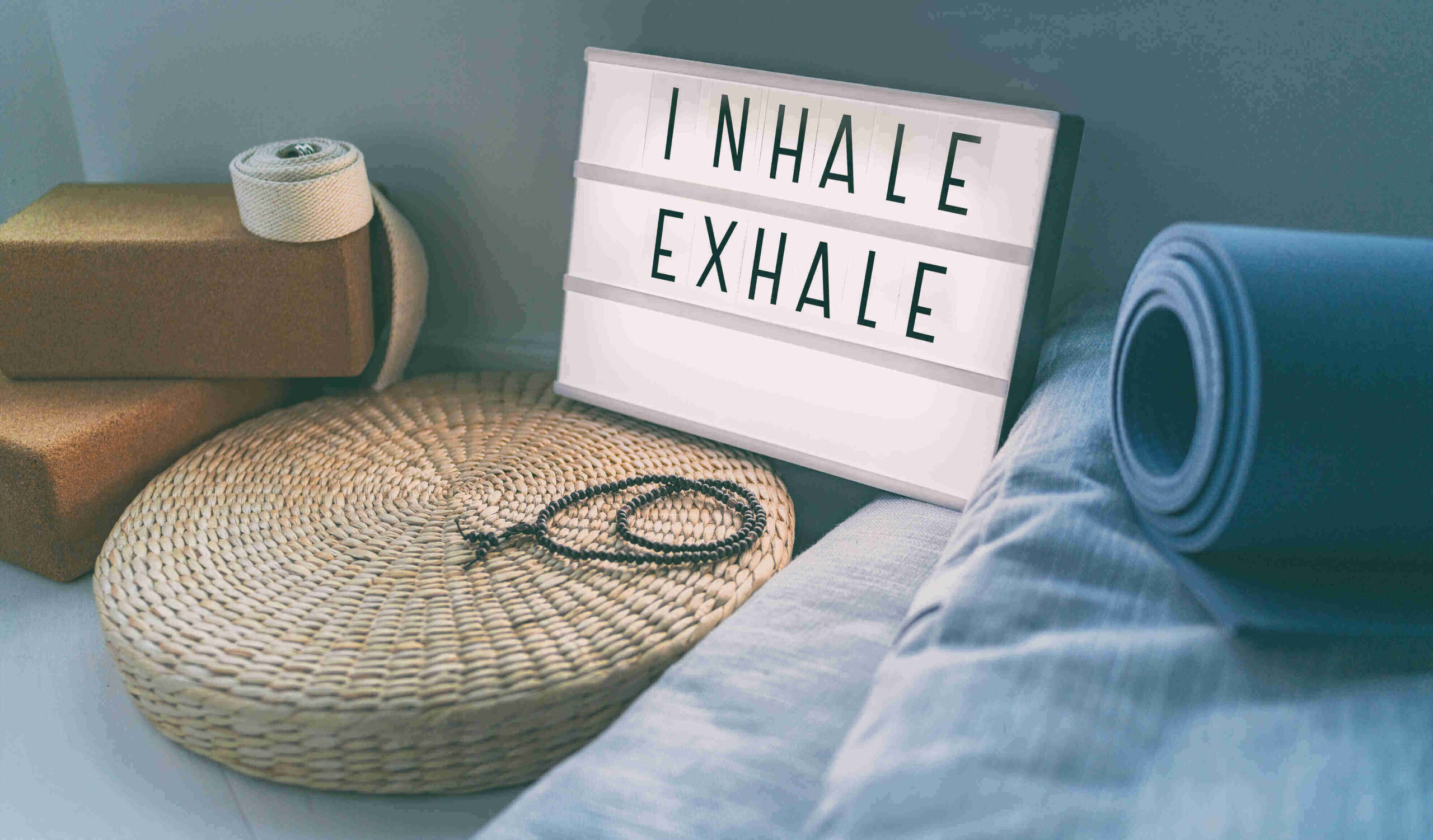 Yoga Breathing Inhale Exhale