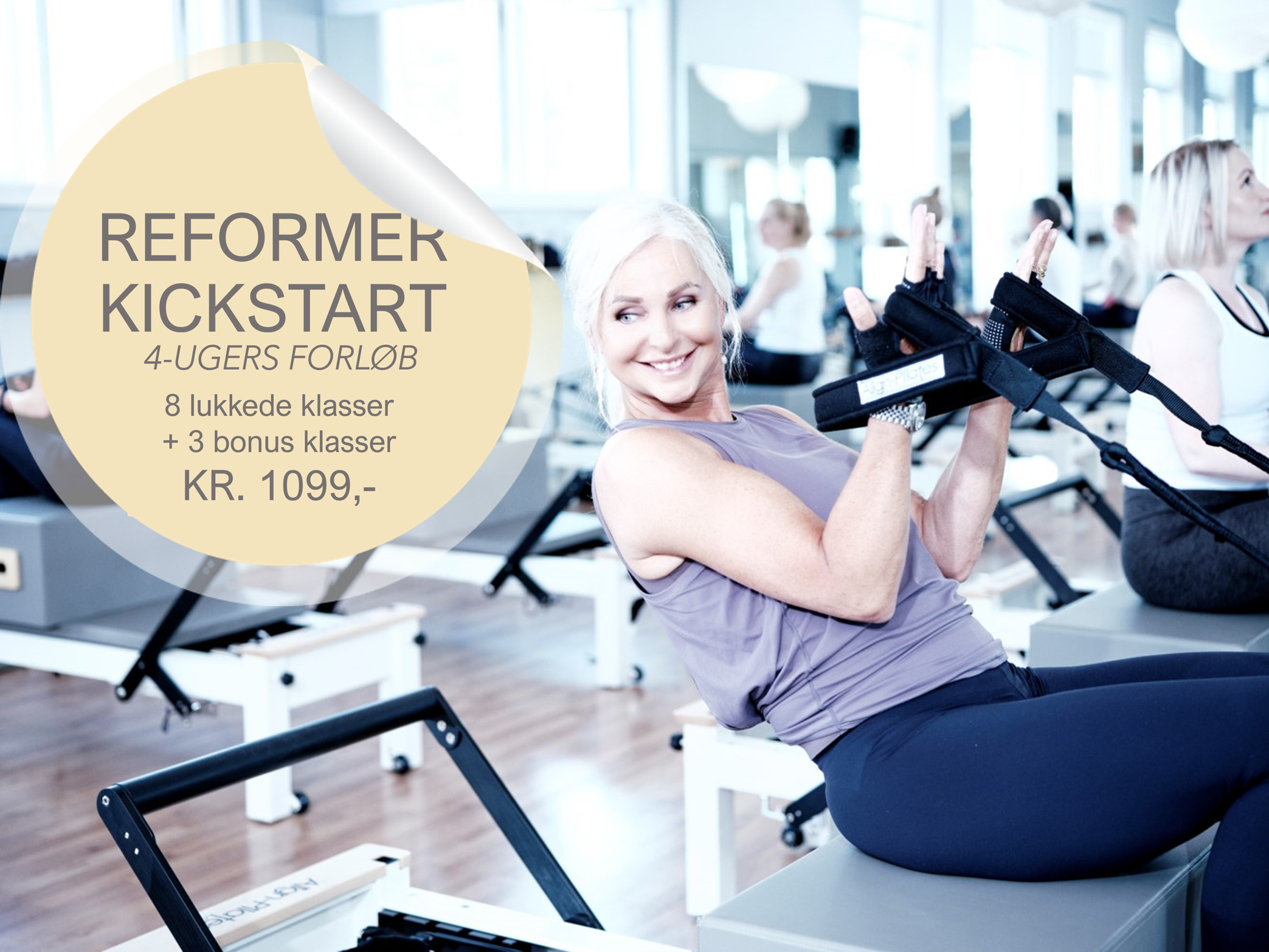 Reformer Pilates Kickstart, Reformer træning, pilates